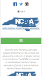 Mobile Screenshot of ncathletictrainer.org